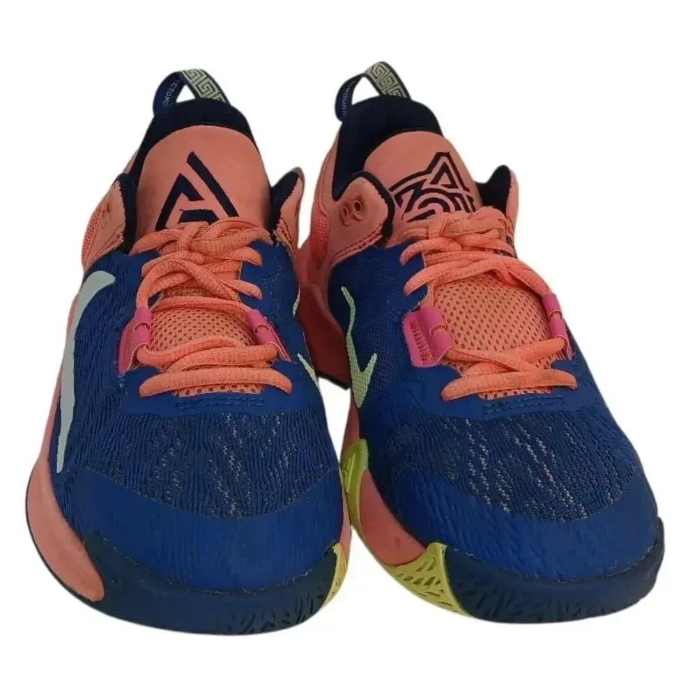 Nike Giannis Immortality 2 Girls Pink & Blue Athletic Sneakers - Size 4.5Y
